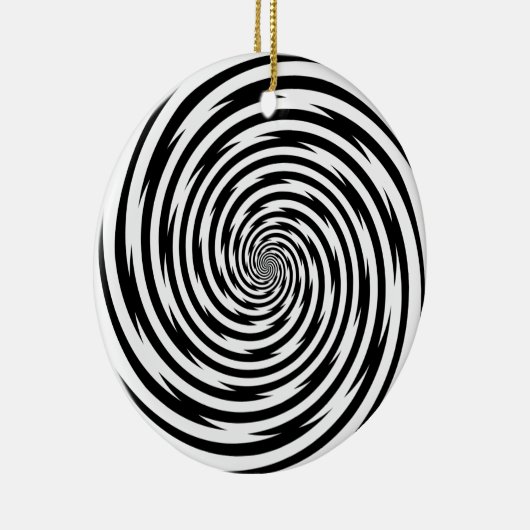 Hypnosis Spiral Keramisch Ornament (Rechts)