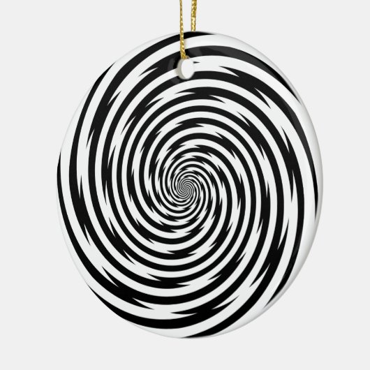 Hypnosis Spiral Keramisch Ornament (Links)