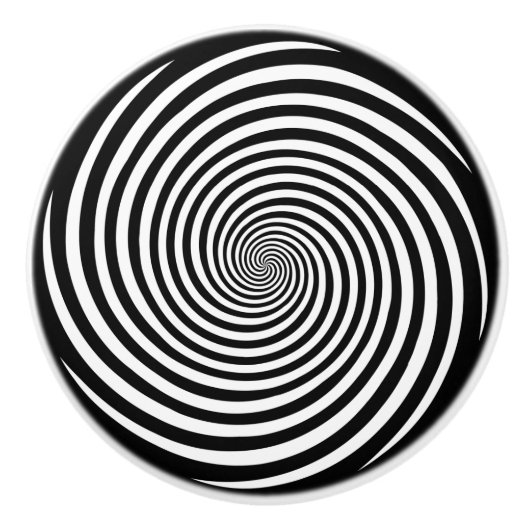 Hypnosis Spiral Keramische Knop (Voorkant)