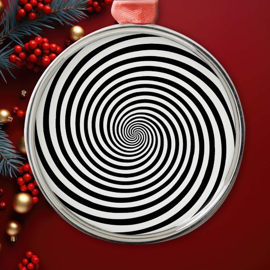 Hypnosis Spiral Metalen Ornament