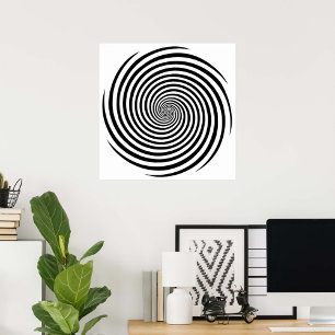 Hypnosis Spiral Poster