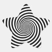 Hypnosis Spiral Ster Sticker (Voorkant)