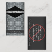 Hypnotherapeut Cigarette Pack Kijk Visitekaartjes (Voorkant / Achterkant)