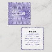 Hypnotherapeut Modern Circle Pattern Vierkante Visitekaartje (Voorkant / Achterkant)