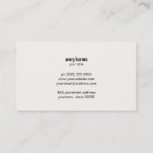 Hypnotherapeut Modern Gold Circles Tan Visitekaartje (Achterkant)