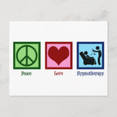 Hypnotherapeut Peace Love Hypnotherapie Briefkaart (Voorkant)