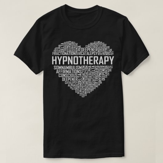 Hypnotherapie Hart T-shirt (Design voorkant)