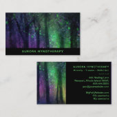 *~ * Hypnotherapie Hypnosis Therapistische adviseu Visitekaartje (Voorkant / Achterkant)