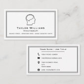 Hypnotherapie Psychiater Psycholoog Mindfulness Visitekaartje (Voorkant / Achterkant)