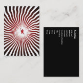 "Hypnotia"-chipkaart Visitekaartje (Voorkant / Achterkant)