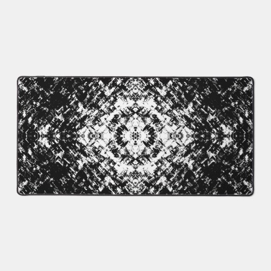 Hypnotic Abstract Black And White Modern Art Bureaumat (Voorkant)