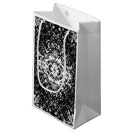 Hypnotic Abstract Black And White Modern Art Klein Cadeauzakje