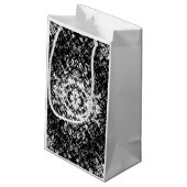 Hypnotic Abstract Black And White Modern Art Klein Cadeauzakje (Achterkant Gekanteld)