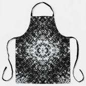 Hypnotic Abstract Black And White Modern Art Schort (Voorkant)