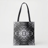 Hypnotic Abstract Black And White Modern Art Tote Bag (Voorkant)