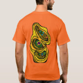 Hypnotic Amorphous Phantasmagoric Modern Groovy T-shirt (Achterkant)