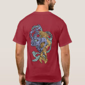 Hypnotic Amorphous Phantasmagoric Modern Groovy  T-shirt (Achterkant)