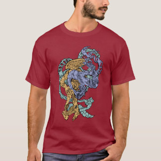 Hypnotic Amorphous Phantasmagoric Modern Groovy  T-shirt