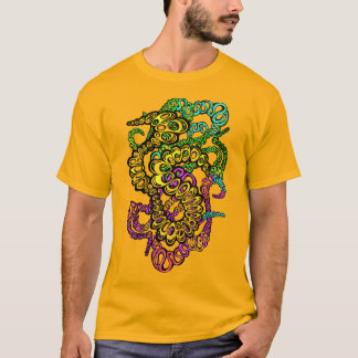 Hypnotic Amorphous Phantasmagoric Modern Groovy T-shirt