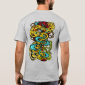 Hypnotic Amorphous Phantasmagoric Modern Groovy T-shirt (Achterkant)