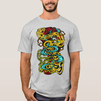 Hypnotic Amorphous Phantasmagoric Modern Groovy T-shirt
