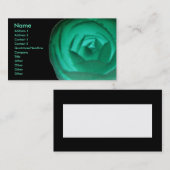 Hypnotic Camellia Flower Custom Visitekaartje (Voorkant / Achterkant)