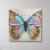 Hypnotic Floral Color Flow Close-Up Canvas Afdruk (Voorkant)