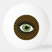 Hypnotic Green Eye Pingpongbal (Achterkant)
