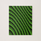 Hypnotic Green Wavy Lines Moeilijk Puzzle Legpuzzel (Verticaal)