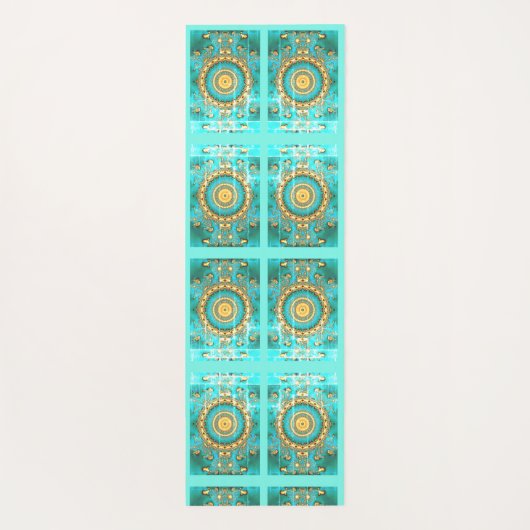 Hypnotic mandala yoga mat (Achterkant)