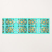 Hypnotic mandala yoga mat (Voorkant (horizontaal))