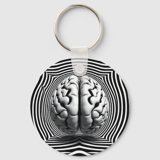 Hypnotic Mind Maze - Duik in de spiraal Sleutelhanger (Voorkant)