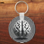 Hypnotic Mind Maze - Duik in de spiraal Sleutelhanger (Achterkant)
