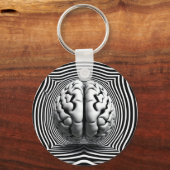 Hypnotic Mind Maze - Duik in de spiraal Sleutelhanger (Voorkant)