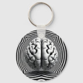 Hypnotic Mind Maze - Duik in de spiraal Sleutelhanger (Achterkant)
