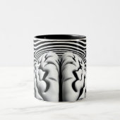 Hypnotic Mind Maze Tweekleurige Koffiemok (Center)