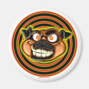 Hypnotic Pug Magnet