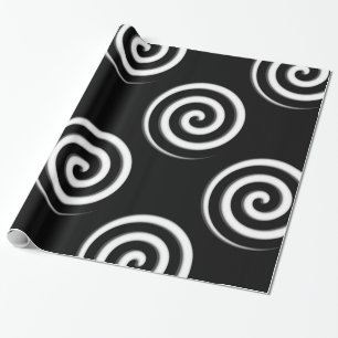 Hypnotic Spiral Gift Wrapping Paper Cadeaupapier