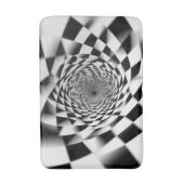 Hypnotic Spiral Illusion Badmat (Voorkant Verticaal)