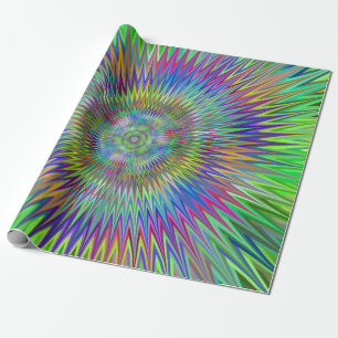 Hypnotic Star Burst Fractal Cadeaupapier