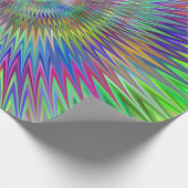 Hypnotic Star Burst Fractal Cadeaupapier (Hoek)