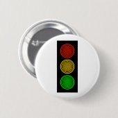 Hypnotic Stoplight Ronde Button 5,7 Cm (Voorkant /achterkant)