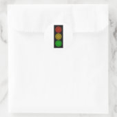 Hypnotic Stoplight Ronde Sticker (Tas)