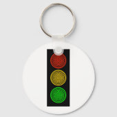 Hypnotic Stoplight Sleutelhanger (Voorkant)