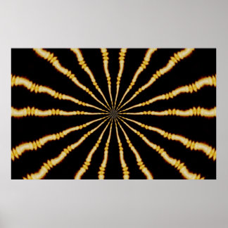 Hypnotic Trippy Mesmerizing Psychedelic Art Poster