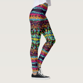 Hypnotic Voyage - kleurrijk Abstract kunstpatroon Leggings