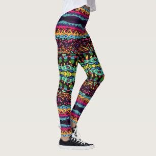 Hypnotic Voyage - kleurrijk Abstract kunstpatroon Leggings