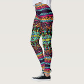 Hypnotic Voyage - kleurrijk Abstract kunstpatroon Leggings (Links)