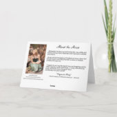 Hypnotic Wolf Wenskaart van Michaeline Bedankkaart (Achterkant)