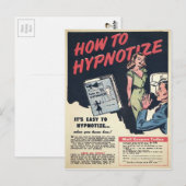  hypnotisadvertentie briefkaart (Voorkant / Achterkant)